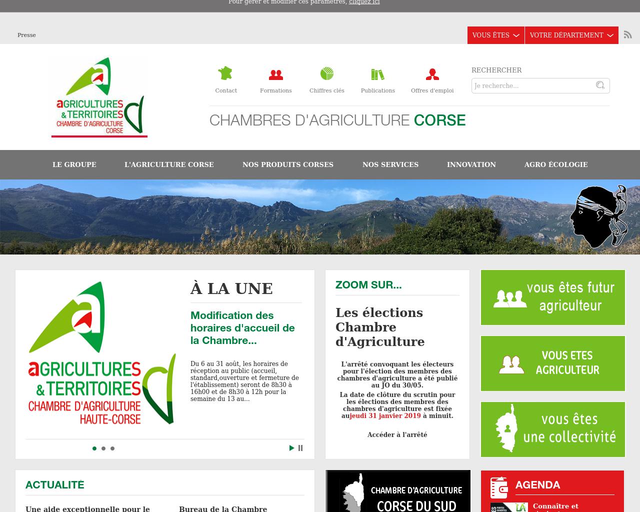 Chambre Régionale d'Agriculture - Corse