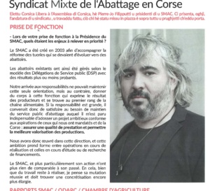 U RIBOMBU : Syndicat Mixte de l'Abattage en Corse par Pierre-José Filipputti