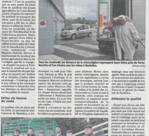 CORSE-MATIN : Initiative pour rapprocher l'abattoir des éleveurs